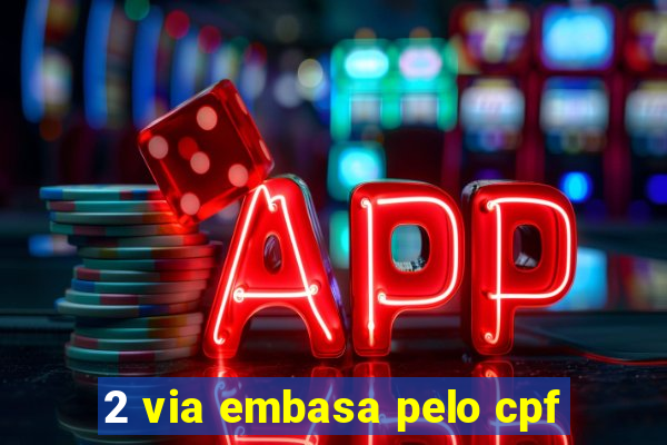 2 via embasa pelo cpf